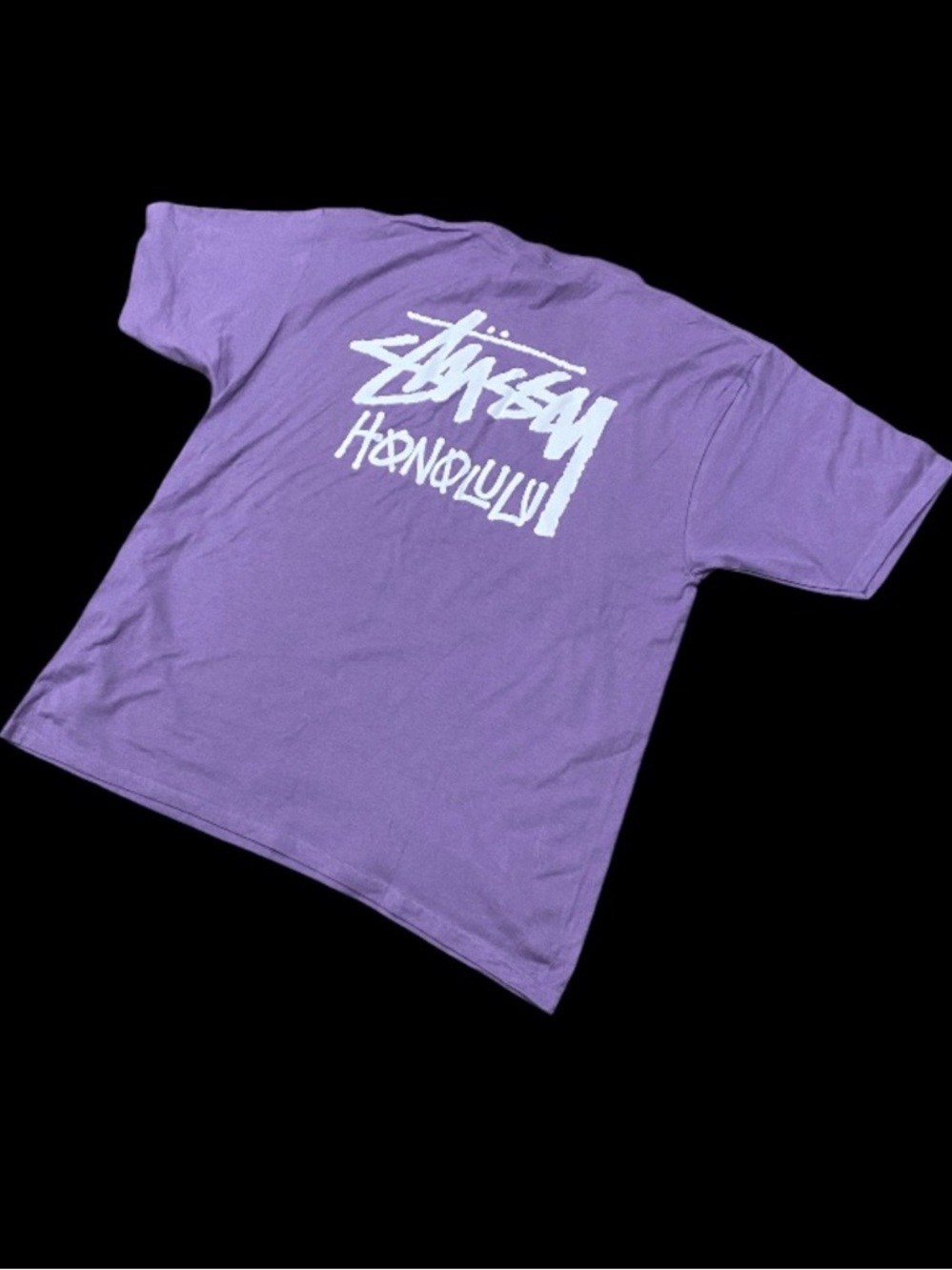 🆕 Stüssy Honolulu Chapter T Shirt XXL Archived Color Lavender 2XL